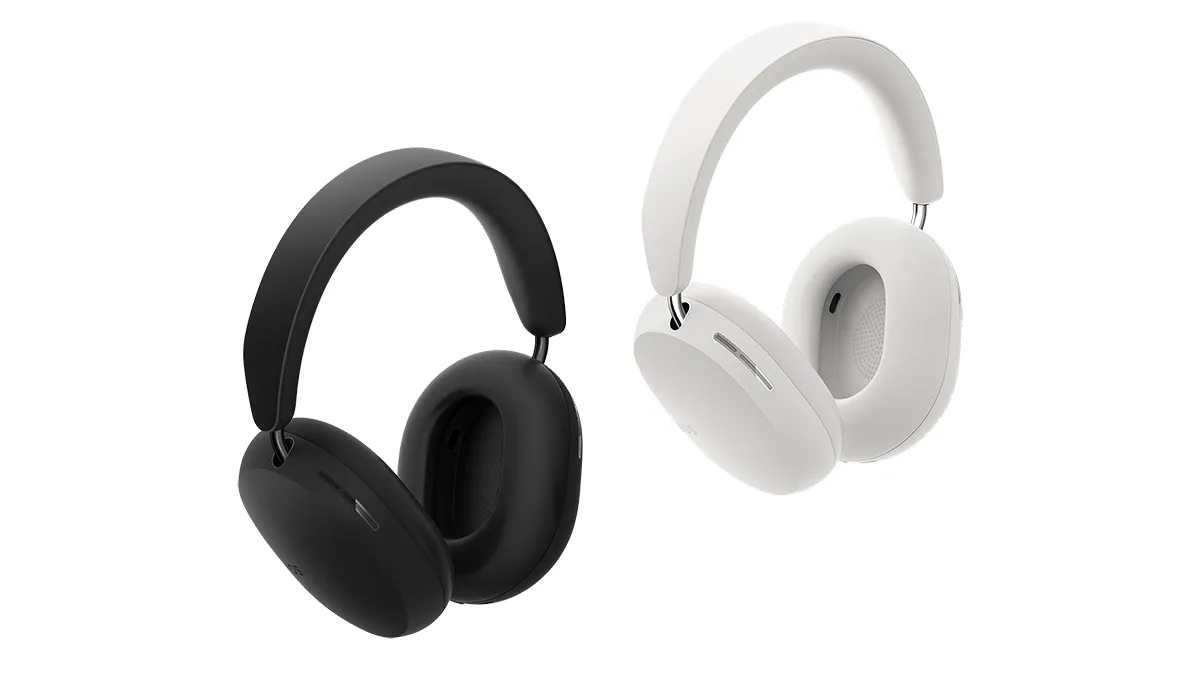 black and white pairs of Sonos headphones