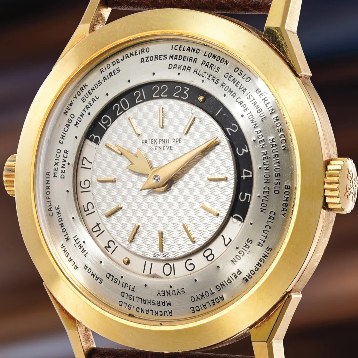 Patek Philippe world timer Ref. 2523/1 at 2024 spring auctions