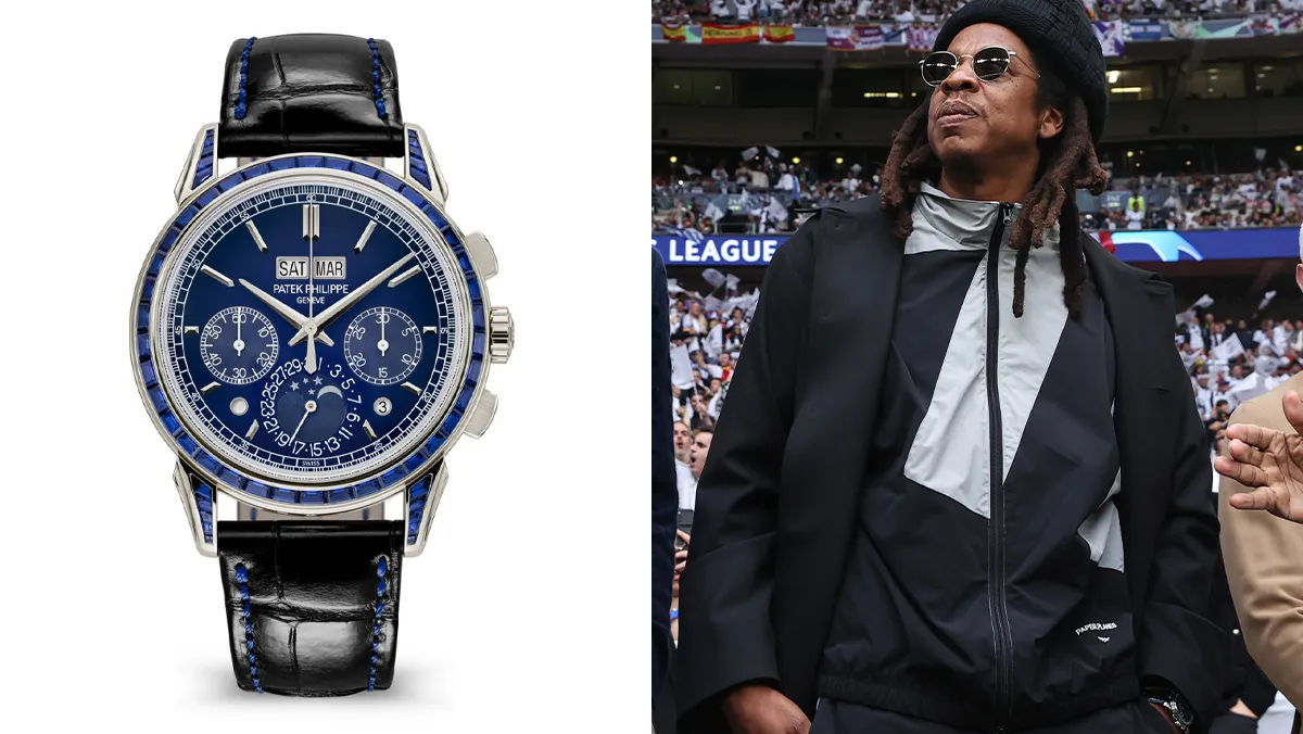 the Patek philippe grand complications with jay-z beside it