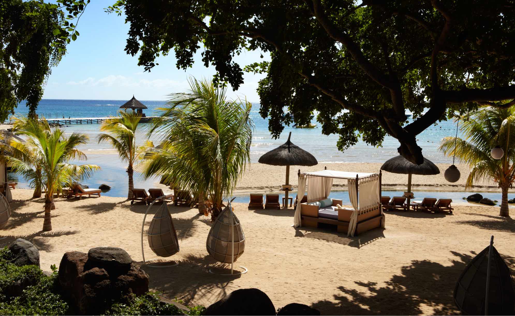 a beach at Club Med Resort La Plantation d'Albion