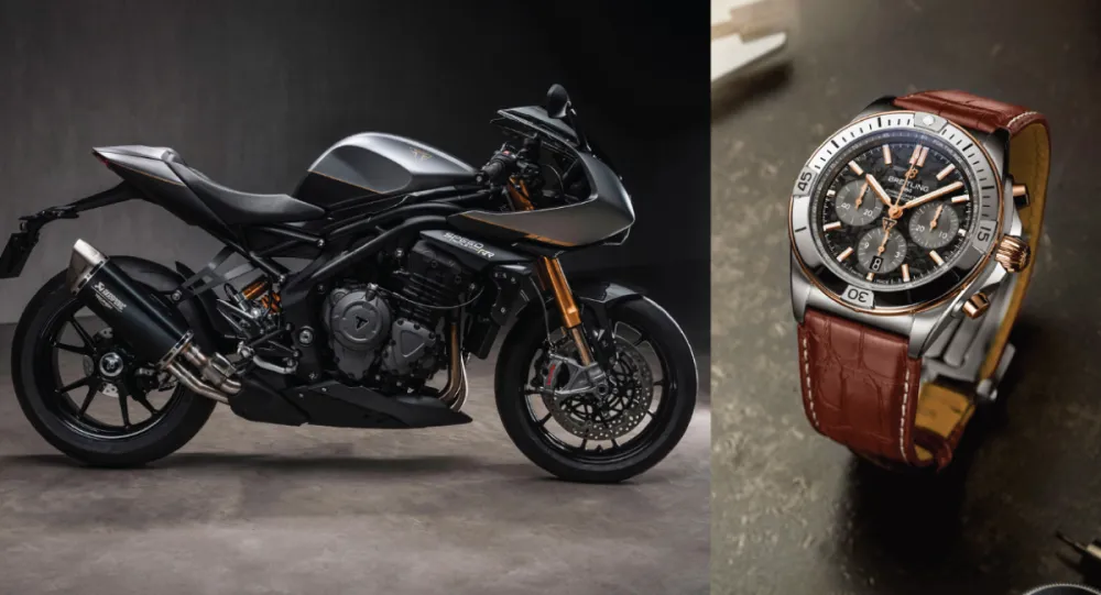 There's a a limited-edition bike and watch combo up for grabs, courtesy of the Breitling and Triumph Motorcycles collaboration.