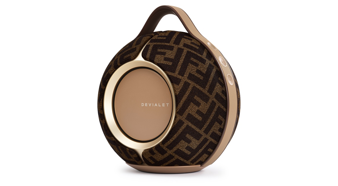 side view of the Fendi x devialet speaker