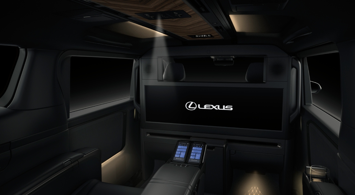 A darker-themed trim lends a sleek look to the interior. Photo by Lexus Singapore