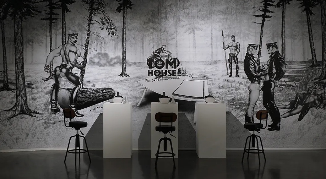 tom of Finland exhibition at diesel art gallery