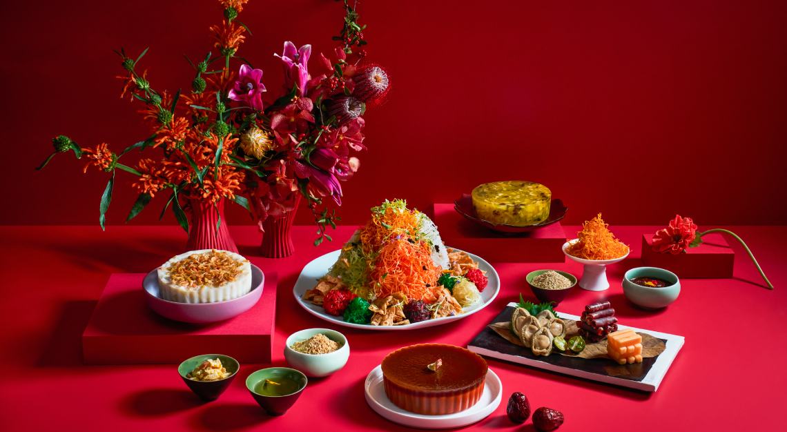 lunar new year set menu raffles hotel