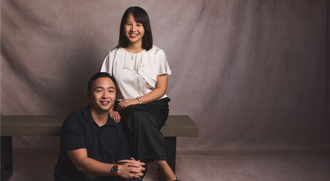 Kenneth Kuan and Chia Pei Qi