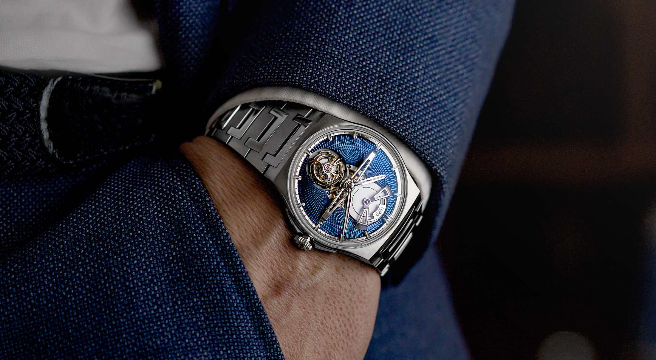 A watch work on a man's wrist