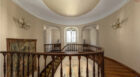 The elliptical second-floor landings
