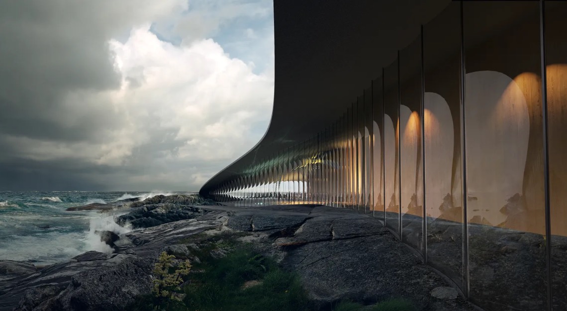 The Whale is a new wildlife viewing platform, opening in Norway this 2027